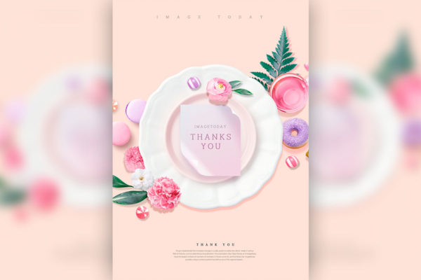 三八女神节感恩主题海报PSD素材蚂蚁素材精选素材[PSD]