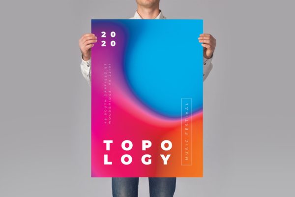 创意双渐变配色风格促销海报传单蚂蚁素材精选PSD模板 TMT 06 – Banner Flyer Promotion