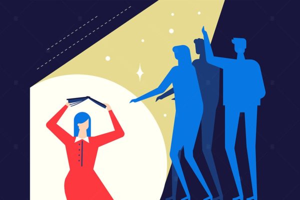 羞耻-彩色扁平设计风格矢量插画蚂蚁素材精选 Shame – colorful flat design style illustration