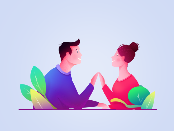 蚂蚁素材下午茶：多彩的人物角色插画合集[PSD]