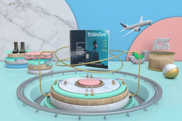 冒险旅行主题蚂蚁素材精选杂志排版设计模板 Adventure Travel Magazine Template