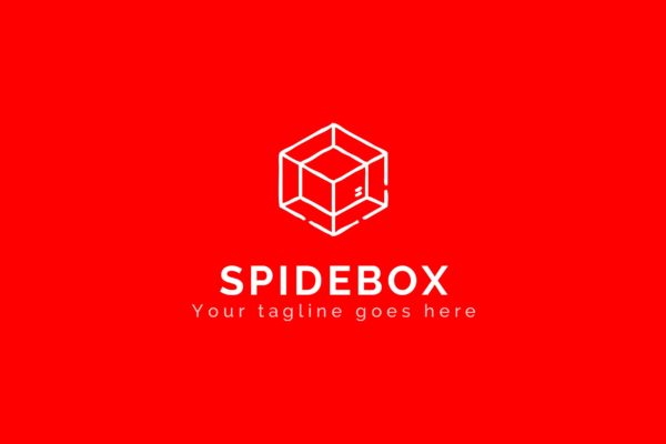 蜘蛛网图形品牌Logo设计蚂蚁素材精选模板 Spidebox – Premium Logo Template
