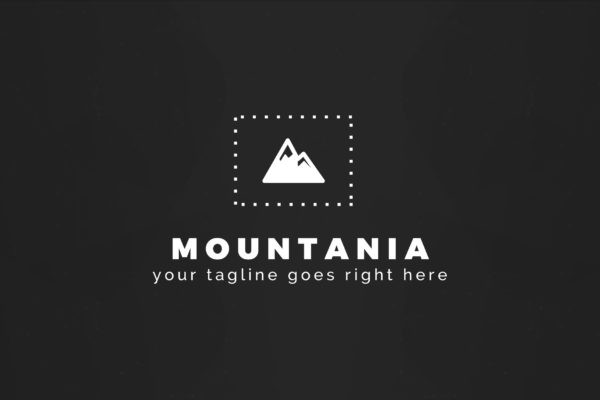 户外运动品牌山岭图形Logo设计蚂蚁素材精选模板 Mountania – Premium Logo Template