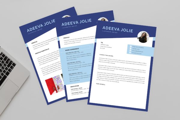 作家/编辑职位应聘简历模板 Writer Resume Designer