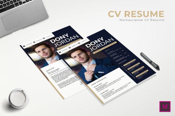 办公室主任经理履历表设计模板 Master CV Resume