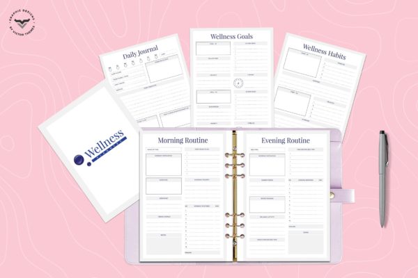 健康规划书设计模板 Wellness Planner