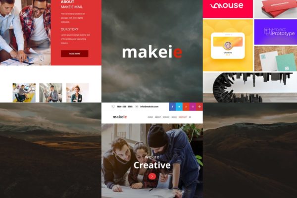 30+EDM电子邮件设计模板 Makeie – 30+ Modules E-mail Templates