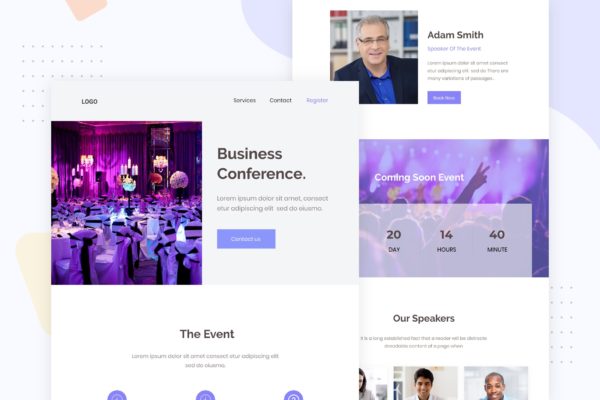 活动与会议宣传推广EDM邮件模板第一素材精选 Event & Conference – Email Newsletter