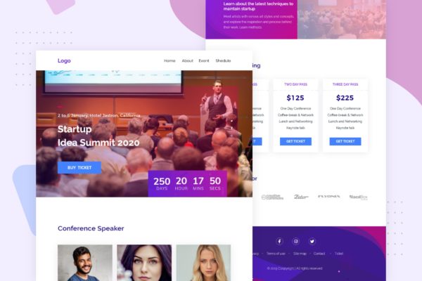 活动会议推广EDM邮件模板第一素材精选下载 Event – Email Newsletter