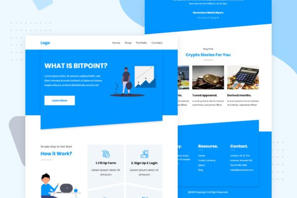 区块链加密货币网站推广EDM邮件模板第一素材精选 Crypto – Email Newsletter