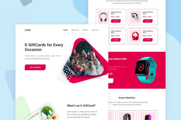 圣诞节主题促销活动EDM邮件推广模板 Christmas – Email Newsletter