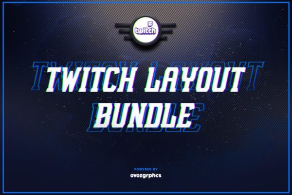 多用途常网站见页面模板蚂蚁素材精选合集 Twitch Layout Bundle