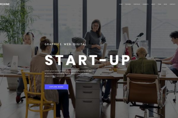 商业合作商务咨询多用途HTML模板第一素材精选 Corporate MultiPurpose HTML Template for Business