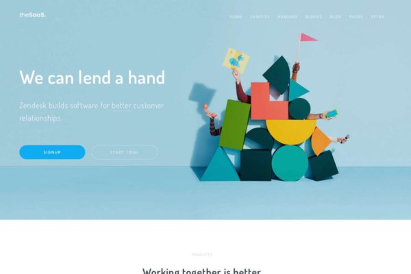 软件应用&Web技术开发主题Drupal模板蚂蚁素材精选 TheSaaS – SaaS, Software & WebApp Drupal Theme