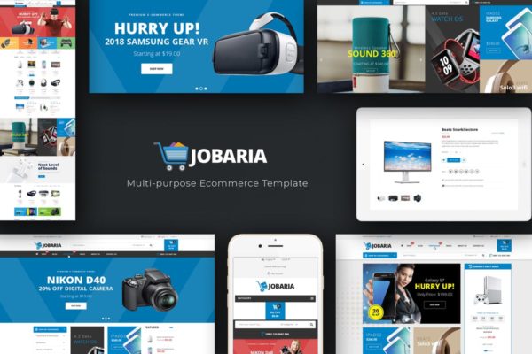 电子商务外贸网站响应式Prestashop主题 Jobaria – Responsive Prestashop Theme