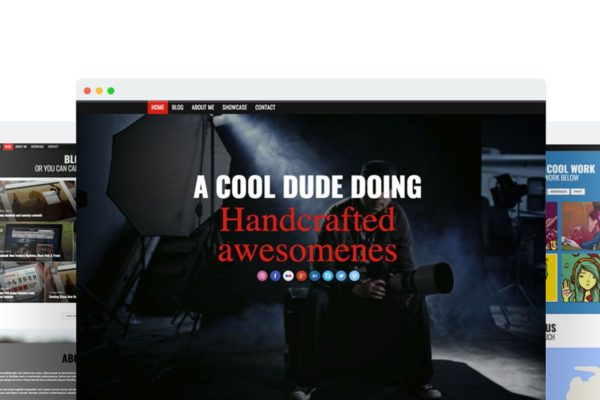 产品展示&博客单页响应式Bootstrap框架模板第一素材精选 Awesome Responsive Onepage Portfolio & Blog