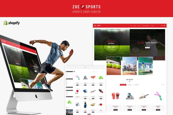 体育运动用品网上商城Shopify主题模板第一素材精选 Zoe – Sport Store Shopify Theme