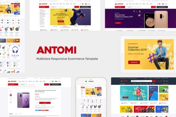 多用途综合性电商网站Opencart主题模板第一素材精选 Antomi – Multipurpose OpenCart Theme