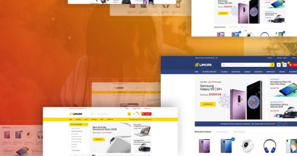 数码电子电商网站Shopify商城系统主题模板蚂蚁素材精选 Limupa – Electronics & Technology Shopify Theme