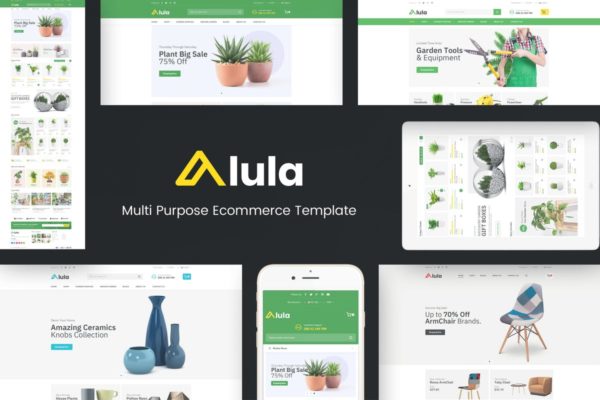 多用途外贸电商平台OpenCart电商主题模板蚂蚁素材精选下载 Alula – Multipurpose OpenCart Theme