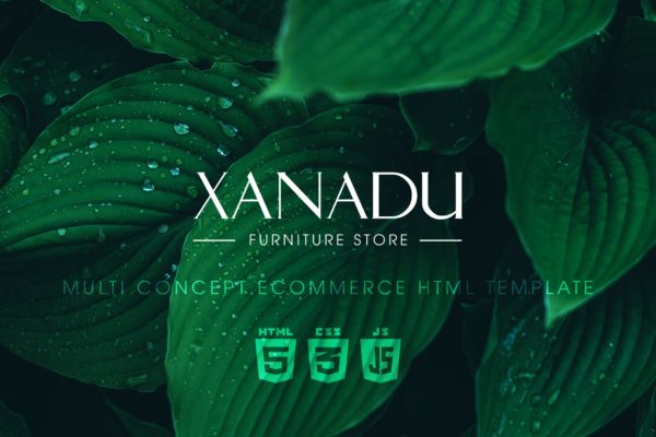 现代家具网上商城HTML模板第一素材精选下载 Xanadu | Multi Concept eCommerce HTML Template