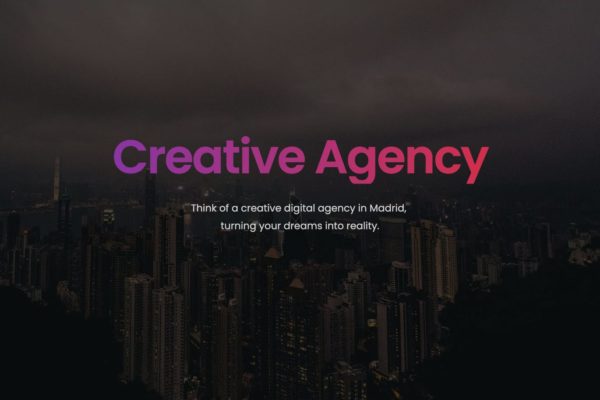 创意设计公司官网设计HTML模板第一素材精选 Madrid – Creative Portfolio Template