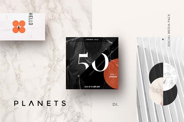 PLANETS多用途时尚社交媒体包