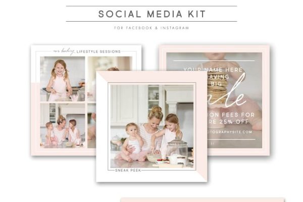 社交媒体营销广告模板第一素材精选 Social Media Marketing Bundle