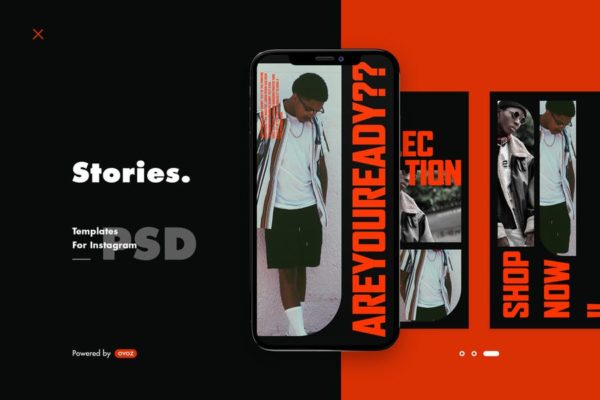 Instagram社交时尚潮牌品牌故事设计模板第一素材精选 Instagram Story Template