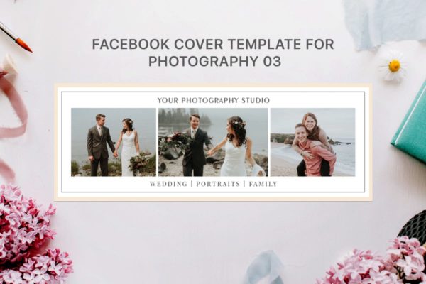 Facebook封面摄影照片模板第一素材精选03 Facebook Cover Template for Photography 03