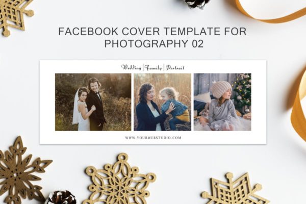 ３款Facebook摄影图片封面设计模板蚂蚁素材精选 3 Facebook Cover for Photography