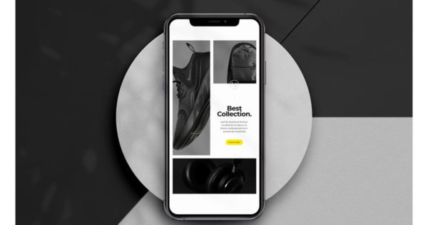 极简时尚Instagram社交媒体品牌促销设计模板第一素材精选v1