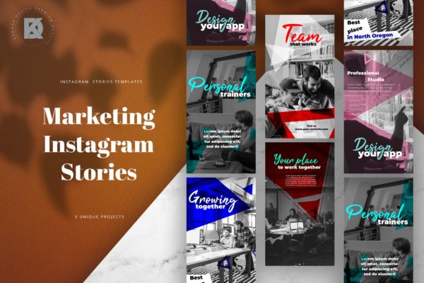 Instagram社交平台营销广告Banner设计模板第一素材精选 Instagram Marketing Banners Pack