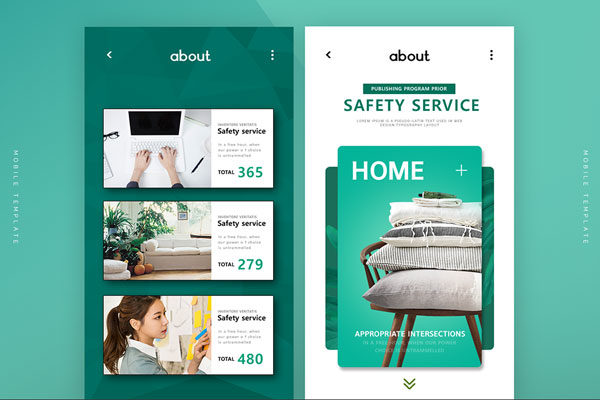 时尚居家生活/家具销售Banner广告模板