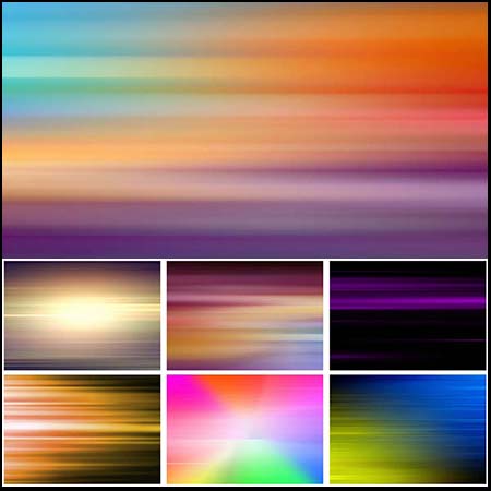 40款动感拉丝彩色渐变背景覆盖素材