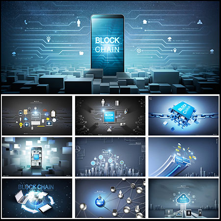 19款科技企业大数据互联网PSD海报展板