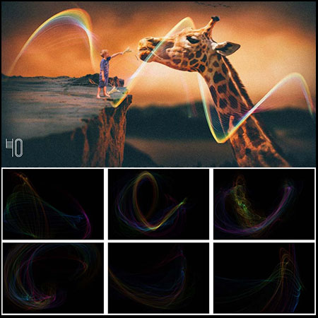 40款彩虹线圈overlay覆盖层素材