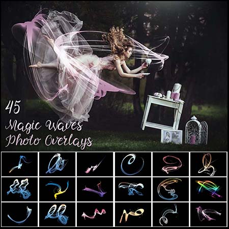 45个魔法波纹图片overlay覆盖层素材