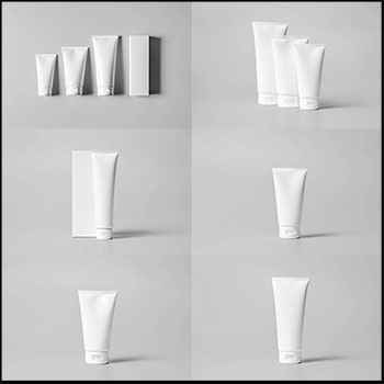 洗面奶包装PSD样机模型
