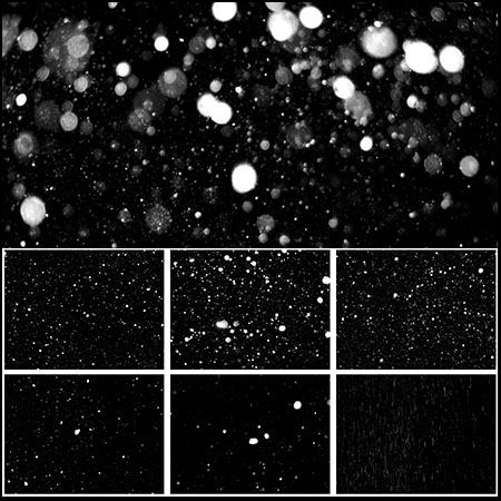 19款黑底雪花高清overlay覆盖层素材