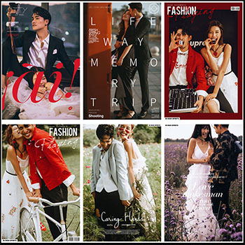 2020最新INS风婚纱旅拍街拍psd排版素材