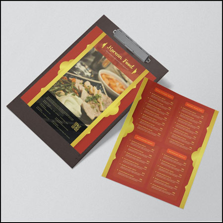 红色背景中餐厅菜单PSD/AI第一素材网矢量模板精选