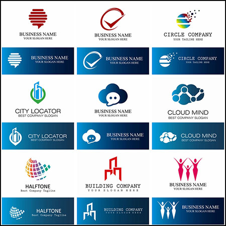 22款企业徽标LOGO标志第一素材网矢量素材精选