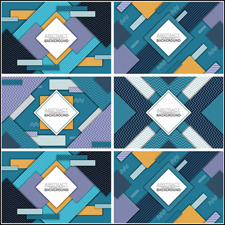 现代几何图形抽象背景第一素材网矢量素材精选