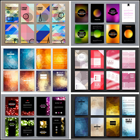 50套传单横幅宣传册第一素材网矢量模板精选