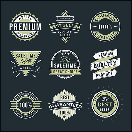 18款圆形企业LOGO图章徽标第一素材网矢量标志精选