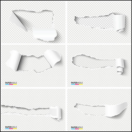 13款纸张撕开撕纸效果第一素材网矢量素材精选