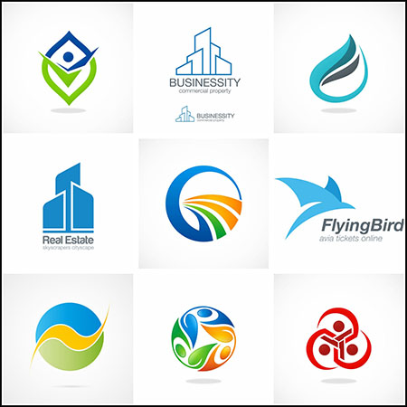 26款企业LOGO标志第一素材网矢量图标精选