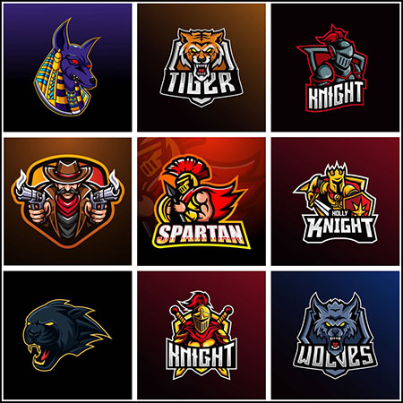 13款电子竞技LOGO标志第一素材网矢量图标精选7