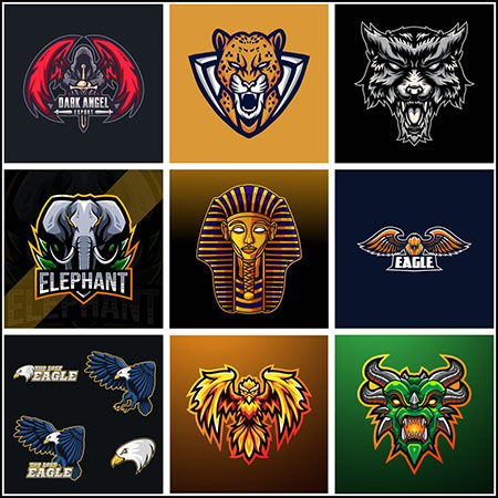 13款电子竞技LOGO标志第一素材网矢量图标精选12